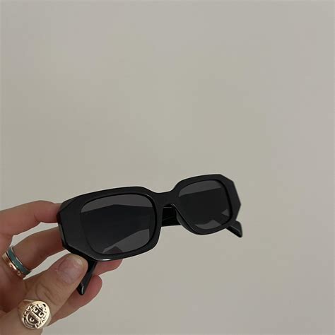 prada logo rubbing off sunglasses|Prada logo authenticity.